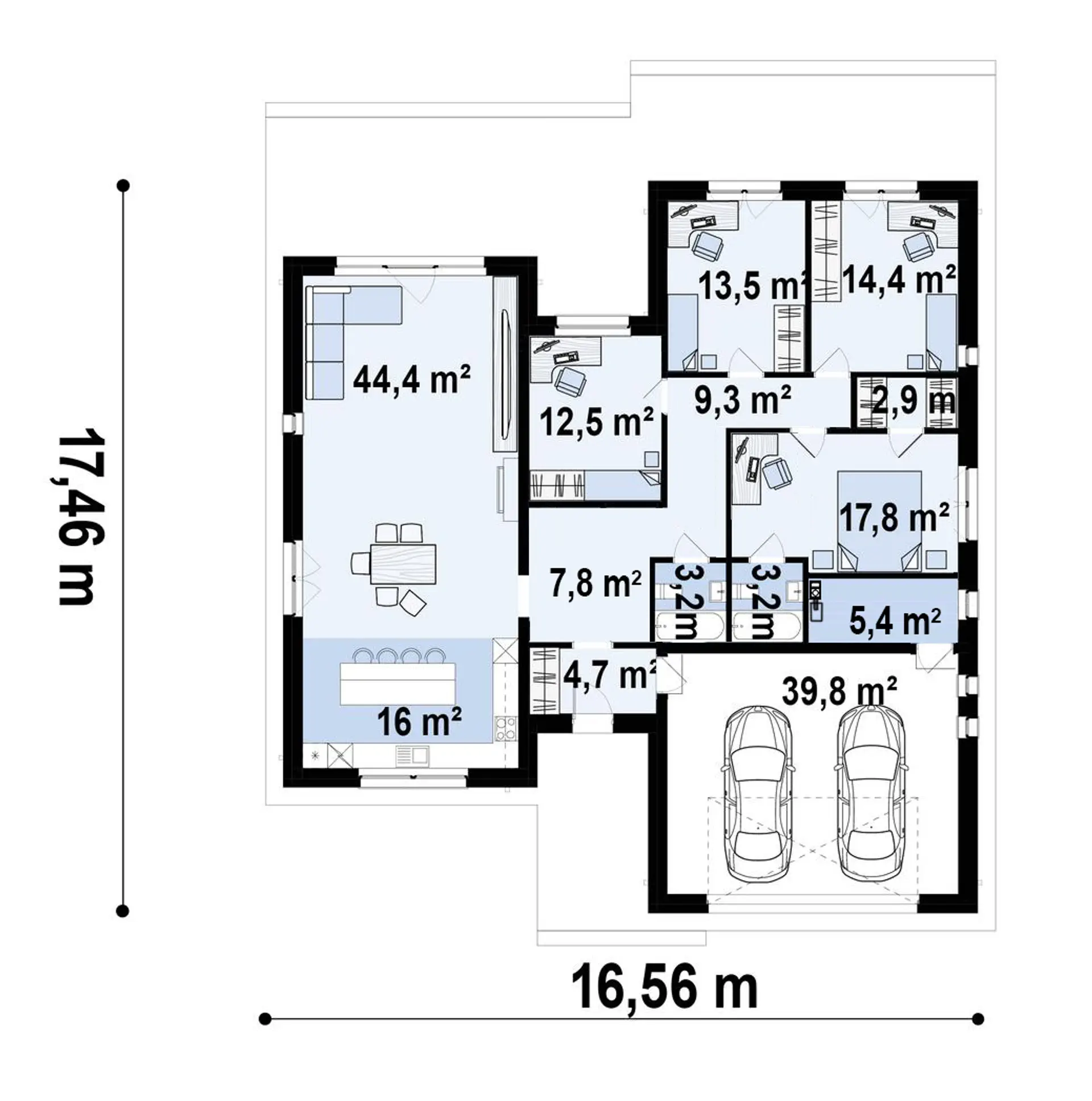 Planta — Projeto T4 — 195 m²