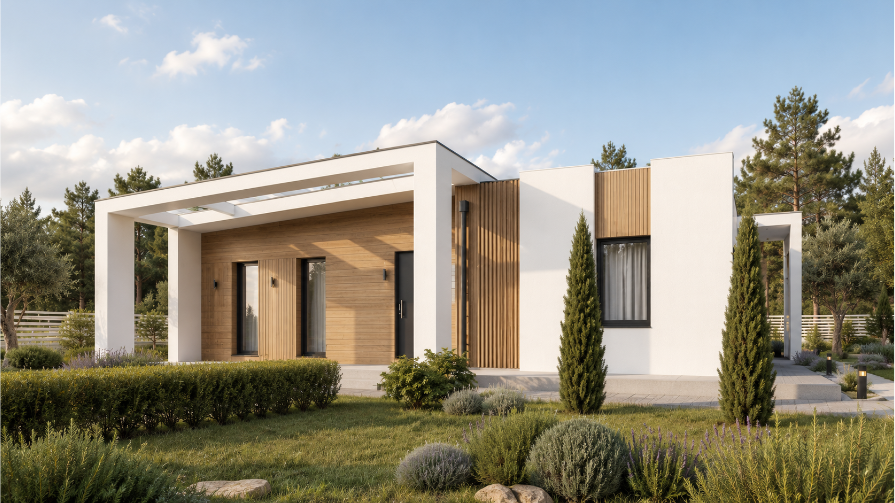 Construção modular — Projeto T3 103.3 m²